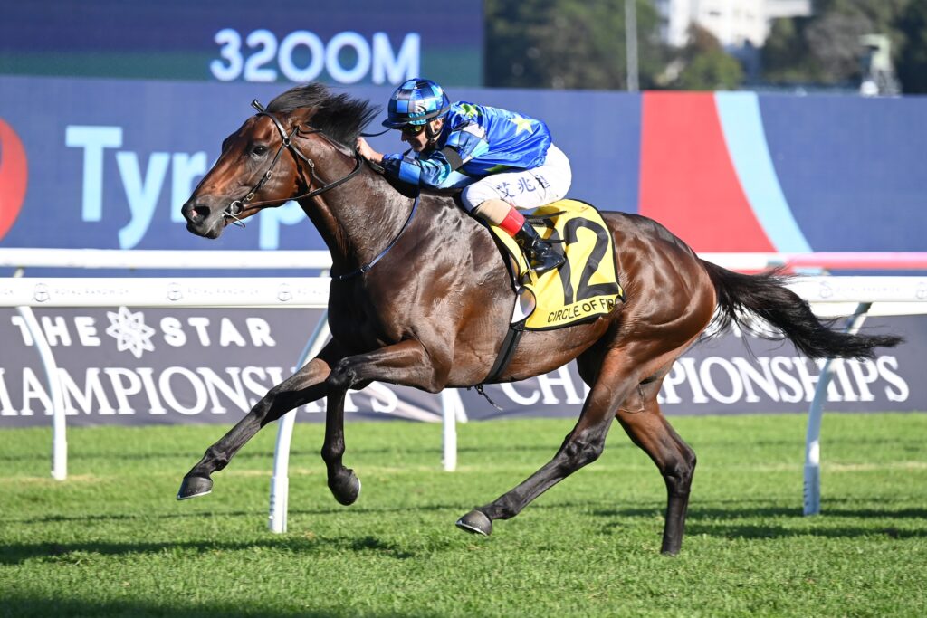 Atzeni rides Circle Of Fire to Sydney Cup win